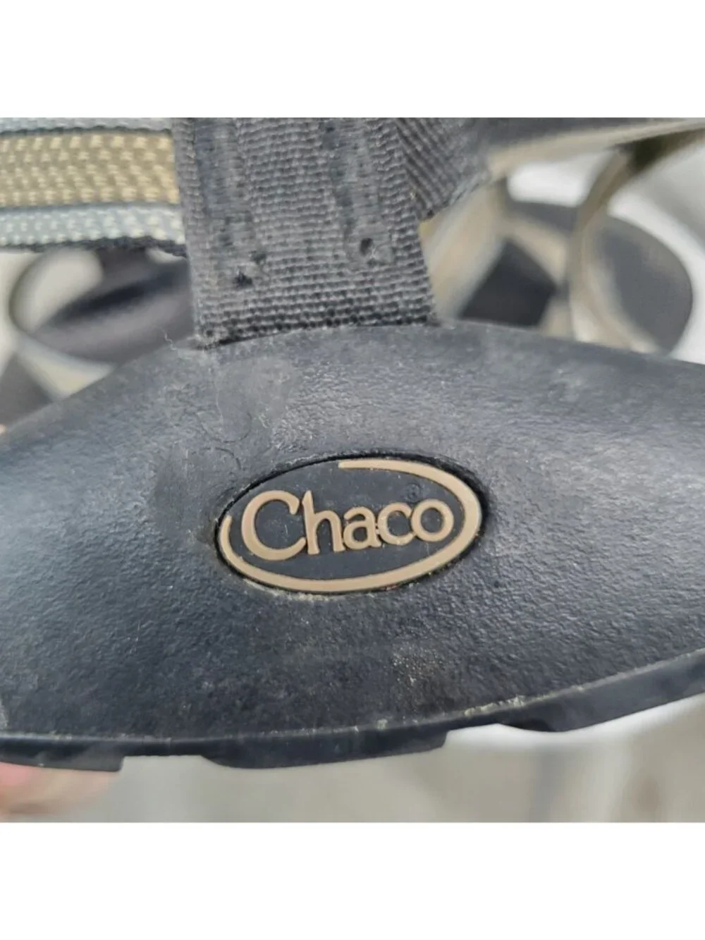 Chaco Shoes Mens Size 13 Brown Textile Strap Z/2 Yampa Sandals *Read*